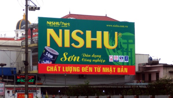 Thi công biển quảng cáo - Biển Quảng Cáo Không Gian Xanh - Công Ty TNHH Không Gian Xanh Ninh Thuận
